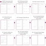 Legend Planner – Deluxe Weekly & Monthly Life Planner to Hit Your Goals & Live Happier. Organizer Notebook & Productivity Journal. A5 Hardcover, Undated – Start Any Time + Stickers – Hot Pink Gold - Image 6